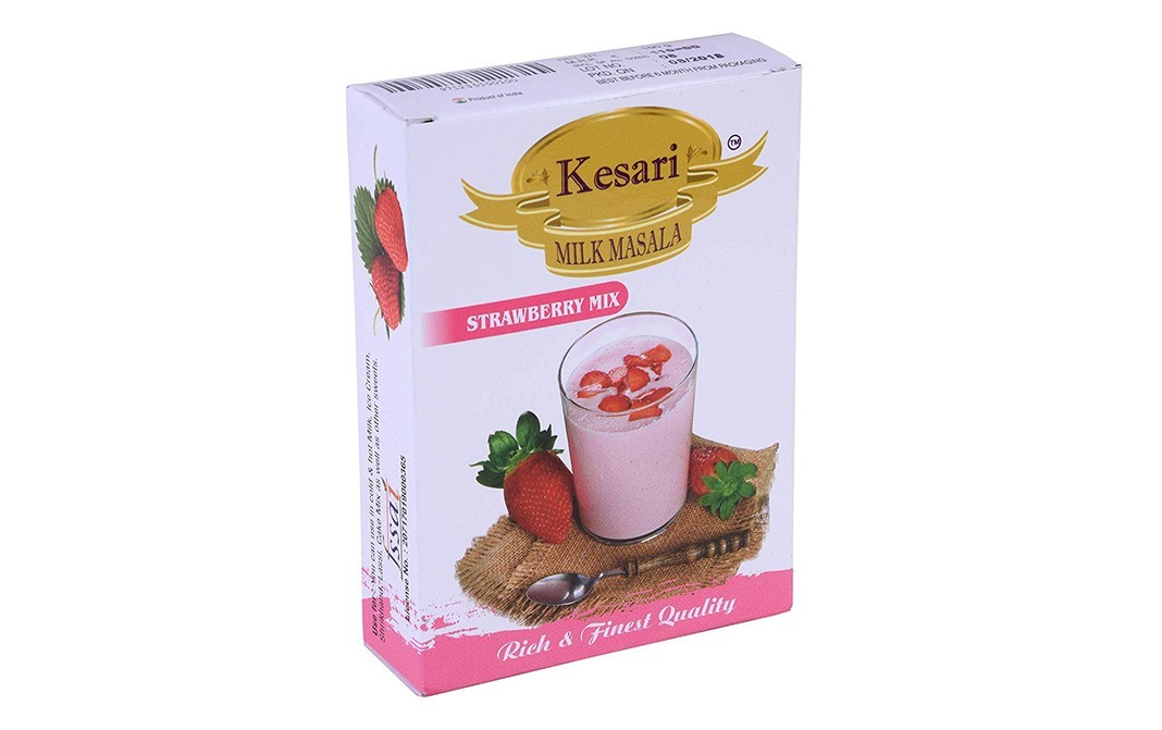 Kesari Strawberry Mix Milk Masala    Box  50 grams